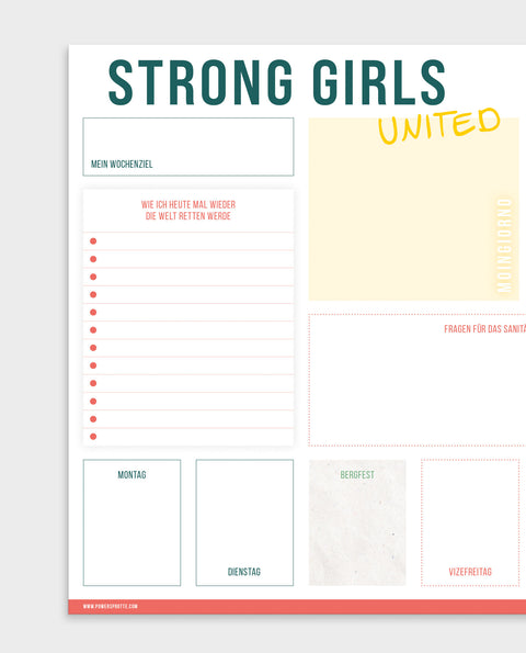 Schreibtischunterlage | Strong Girls United