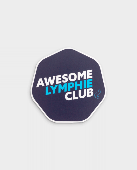Lymphedema Lymphödem Awesome Lymphie Club Sticker Statement