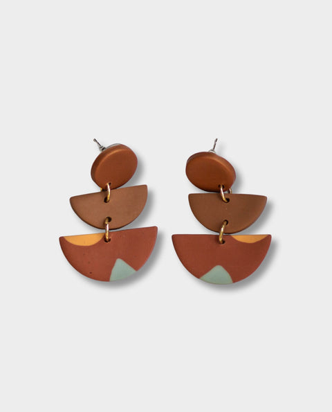 Earrings | Terracotta