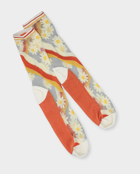Transparent socks | Foot wallpaper - Flower Power