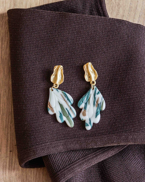 Earrings | Gold Shell
