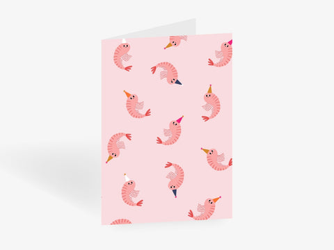 Grußkarte | Party Shrimps