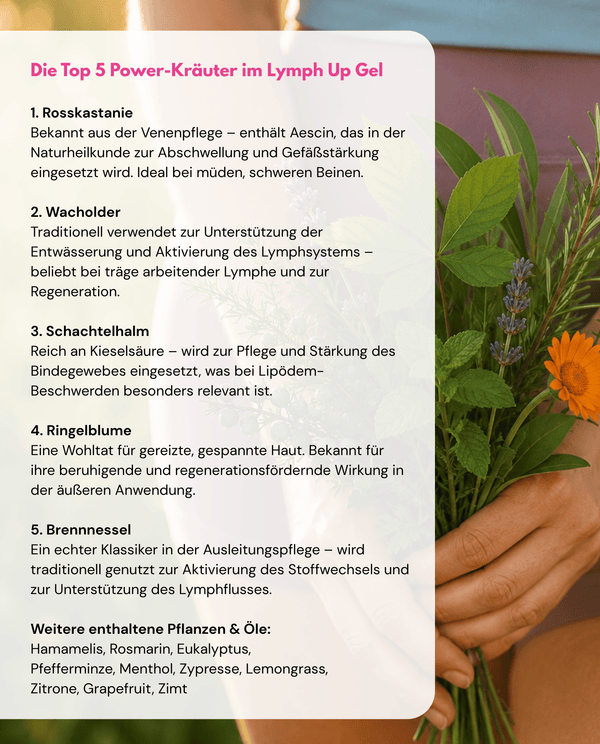 Lymph Up Gel - erfrischende Hautpflege