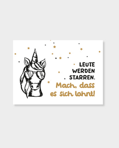 Postkarte | Starren