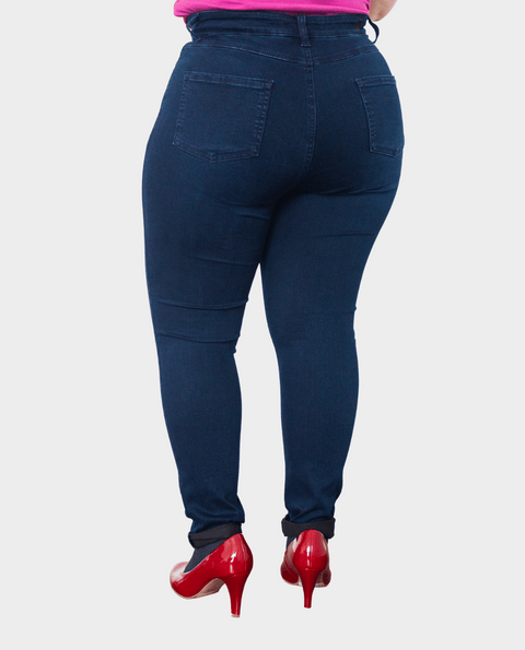 wonderjeans® | High Waist Skinny Blue Denim Super Wash