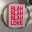 Postkarte | Blah Blah Love