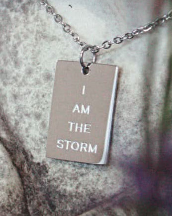 power sprotte statement halskette kette schmuck i am the storm lipödem lymphödem kompression thrombose