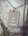 power sprotte statement halskette kette schmuck i am the storm lipödem lymphödem kompression thrombose
