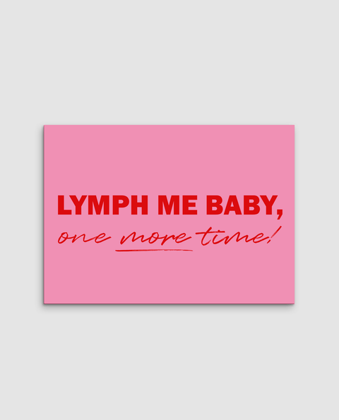 Postcard | lymph me baby