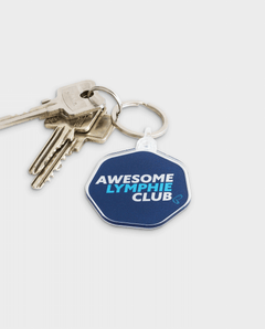 Schlüsselanhänger "Awesome Lymphie Club" power sprotte lymphödem lymphedema