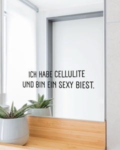 Spiegel-Aufkleber | Sexy Biest