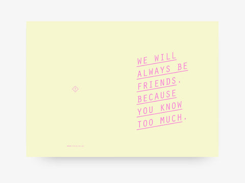 Grußkarte | Always Friends