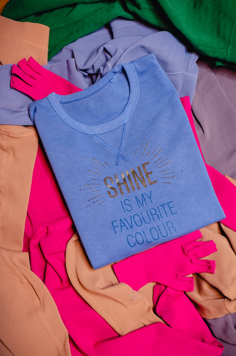statement sweater | Shine is my favorite colour