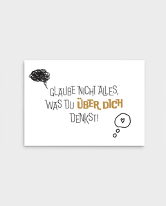 postcard | Don't believe everything