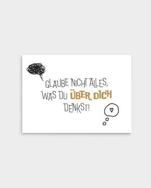 postcard | Don't believe everything